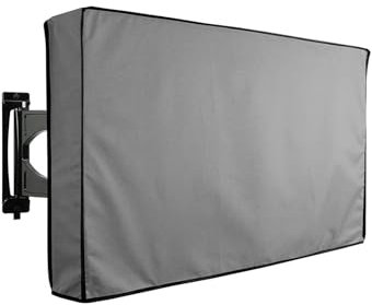 Schutzhülle für den Fernseher Gartenterrasse Outdoor-TV-Abdeckung, 36 Zoll, 40 Zoll, 46 Zoll, 50 Zoll, 55 Zoll, 60 Zoll, 65 Zoll, schützt den TV-Bildschirm, wetterfest, staubdicht, Outdoor-TV-Abdeckun