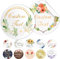 Étiquettes autocollantes personnalisées pour cadeaux de mariage, logo d'entreprise, anniversaire, étiquettes autocollantes personnalisées en vinyle, paquet de 50 à 1 000