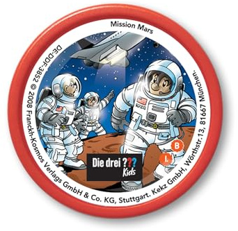 Kekz Audiochip: Die Drei ??? Kids - Kekz 1: Mission Mars | Für Kekzhörer, Hörspiel für Kinder ab 6 Jahren, Spielzeit ca. 65 min