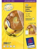 AVERY Zweckform CDEtiketten ClassicSize, weiß 4004182036549