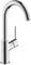 hansgrohe Talis - grifo lavabo con vaciador Push-Open, caño giratorio, grifo monomando lavabo 210 mm, mezclador monomando lavabo ahorro de agua (EcoSmart), cromo, 32082000