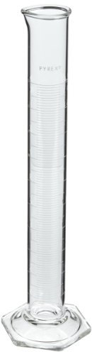 Corning Pyrex 3025-500 Glass 500mL To Contain Economy Graduated Double-Metric Calibrated Cylinder