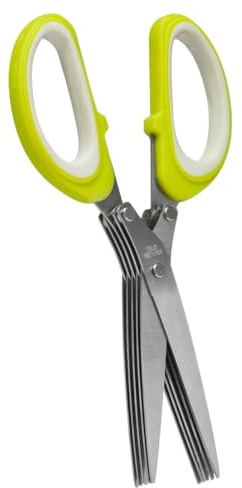 Premier Housewares Herb Scissors - Lime Green/White