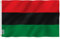 Anley Fliegenbrise 3x5 Fuß Afroamerikanische Flagge - Lebendige Farbe und UV-beständig - Leinwand Kopf- und Doppelnaht - Panafrikanische Flaggen Polyester mit Messingösen 3 x 5 Ft