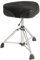 Gibraltar Schlagzeughocker, Drumhocker 9000 Series Moto Hydraulic Pro Series, 9808HM (Durchmesser: 44cm, Vinyl-Sitzfläche, doppelstrebige Basis, pneumatische Höhenverstellung, 'Super Foot' Gummifüße)