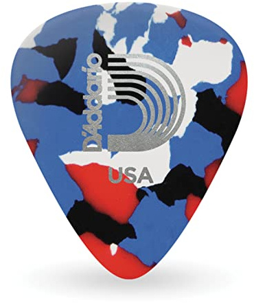 Planet Waves Multi-Color Celluloid Guitar Picks Pack of 10 - Heavy