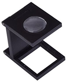 Eschenbach Lupe Fadenzähler schwarz 10x
