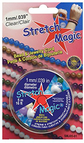Stretch Magic - Rocchetto con Cordoncino per gioielleria, Trasparente
