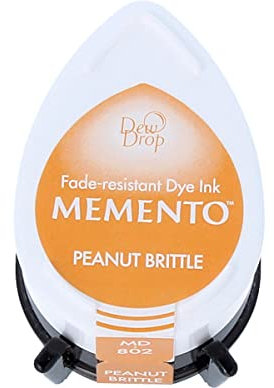 Tsukineko Memento Dew Drop Tinte Pads Tsukineko Dew Drop Pad, Peanut Brittle