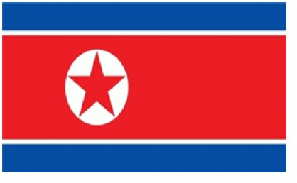 Nordkorea Fahne (L40)