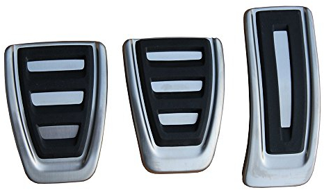 Audi 8K1064200D Pedalkappen-Set für A4/A5/Q5 Linkslenker mit Handschalter