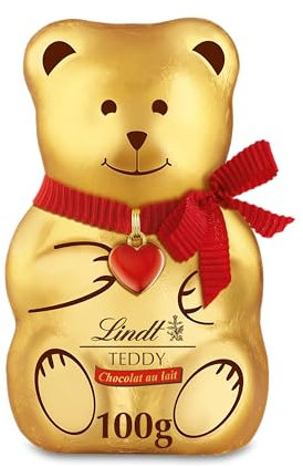 Lindt - OURS Lait - Moulage au Chocolat au Lait - 1 OURS Gourmand - Idéal à offrir - 100 g