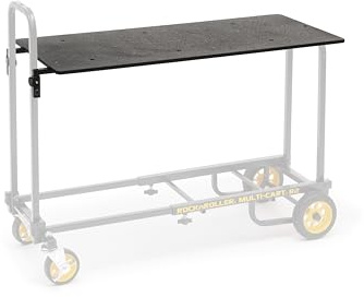 Rock-N-Roller Long Shelf für R2 Rollwagen (praktisches Werkstatt Zubehör, schnell montierbar, Teppichüberzug), Schwarz