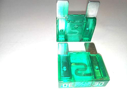 5x Flachstecksicherung Maxi-Sicherung 30A / 32V / grün