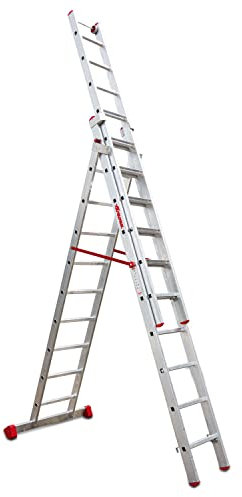 Escalera Profesional EN1500. FARAONE. LCS (EN 1506. 5+6+6peldaños)