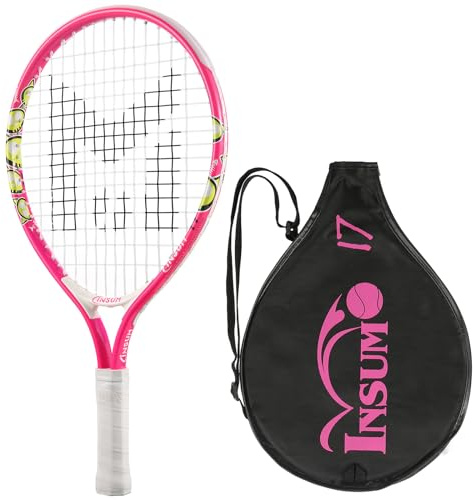 INSUM Junior Tennis Racket, 17 Inch, Ages 2–3, with Cover