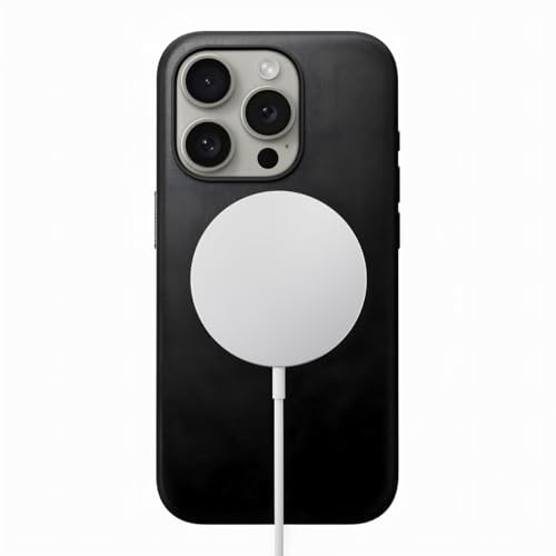 NOMAD | Modern Leather Phone Case for iPhone 16 | Traditional Design with Modern Magnetic MagSafe | Premium Apple & Mobile Tech Essential | Brown Leather