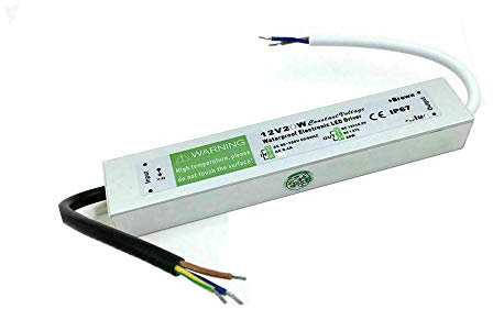 Transformador LED Fuente de alimentación LED Impermeable IP67 CA 220V 110V Módulo de tira LED de entrada Controlador Fuente de alimentación LED Transformador de voltaje LED 12V 20W