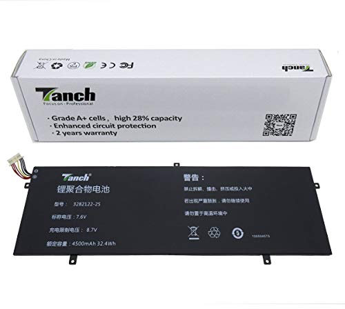Tanch Laptop-Akku für Jumper Ezbook 3S 3 Pro V4 EZbook 3L Pro Peaq Slim S130 Trekstor Surfbook A13B Primebook C11 (7.6V 4500mAh)