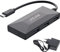InLine® Hub USB 3.2 Gen 1 OTG, USB Type-C vers 3 Ports Type-A et 2 Ports Type-C, avec Bloc d'alimentation 3 A, Noir