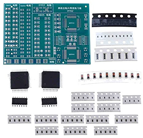 Reland Sun SMD SMT Components Practice Board Solder Skill Training Beginner DIY Kit