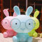 rose Mignon Bébé Lampe Lapin Veilleuse Led Lampe de Nuit De Noël Cadeau De Chevet Décor Enfants Belle Lunettes Lapins Lumières