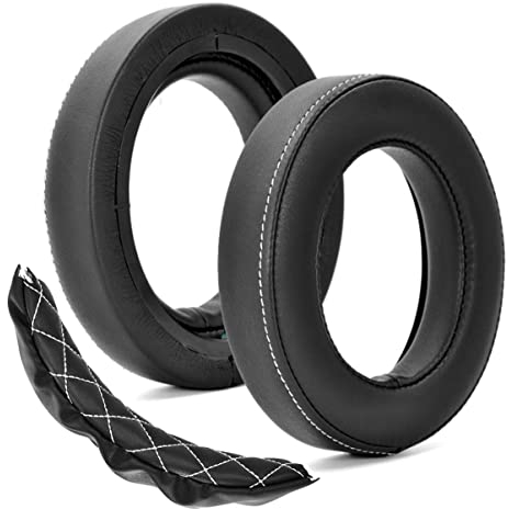 XBERSTAR Ohrpolster, Ersatz für Corsair HS50 HS60 HS70 Pro Gaming-Kopfhörer, Schwarz, Schaum, 1 Paar
