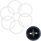 BODYA 6 Stück Ersatzdichtungen Gummidichtungsring Küche Blender Entsafter Ersatzteile Zubehör für Magic Bullet Flach-/Kreuzklinge (8 cm)