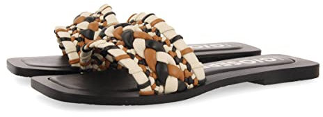 GIOSEPPO Sandalias Planas de Pala con Trenzado Multicolor para Mujer egleny