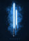 Displate Offiziell Star Wars MetallPoster Magnetische Befestigung Inklusive Lizenziert Bilder Hochwertiges Poster Star Wars - Lightsabers - Ahsoka Lightsaber Poster 45 cm x 32 cm