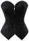 Montecarduo Corsetto da Donna - Corsetto da Donna con Cerniera A Righe Overbust, Corsetto Professionale in Osso per Ufficio Allacciato, Bustier Corgested Plus Size S-6Xl, Stile A, L
