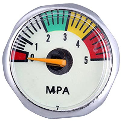 Haveratio Indicatore di Livello del Serbatoio del propano, Universale, per bombola, Barbecue, Grill a Gas, rilevatore di perdite, misuratore di Pressione del Gas, M8-/M10, Filettatura M8