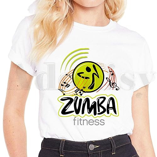 Zumba Tanz T-Shirts für Damen Yoga Gym Fitness Top Workout Training T-Shirt Rundhalsausschnitt Activewear Kurze Ärmel