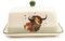 Rustic Country Kitchen Range Rustic Farmhouse Countertop Decor, Country Kitchen, Fox, Geese, Highland Cow & Pheasant (Highland Cow Butter Dish)