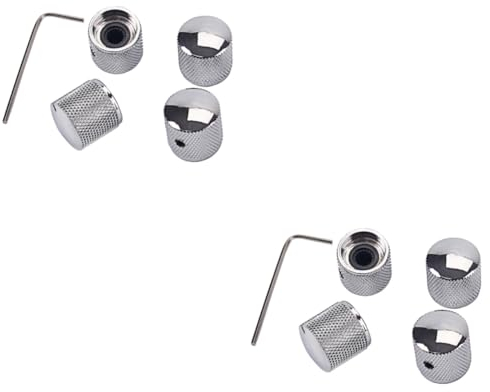 MILISTEN 2St Gitarrenknöpfe Verstärkerregler steuern Knöpfe für Gitarre Redwood-Knopf Effektpedal Mahagoni- einstellen