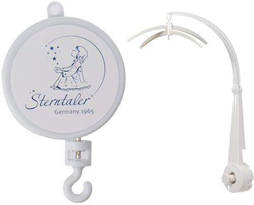 Sterntaler - Spielwerk weiß für Mobile Brahms Wiegenlied & Mobile Gestänge weiss (ohne Spieluhrmodul)