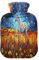 Wärmflasche mit süßem Zebra in der Nacht, weich, warm, für Winter, Bett, Hand, Hals und Schultern, 1 l