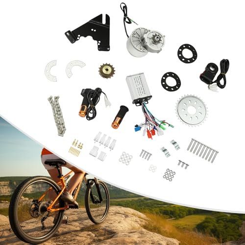 GramStudio Elektrische Bürstenlose Motor-kit mit multifunktionalen Controller, E Bike Kit zum Nachrüsten für Elektrofahrräder, Motorroller, Geschwindigkeitsregelung & Rückwärtsfahrt (36V 350W)