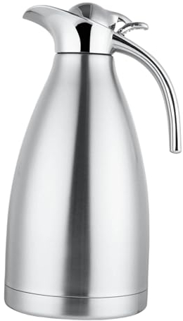 Generic Brocca per Caffè Termica in Acciaio Inossidabile Brocca Isolata Sotto Vuoto Bollitore Sottovuoto a Doppia Parete, 1.5 litri