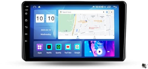 ottspu Rádio De Carro para Nissan Teana 2003-2008 Android Autorrádio Bluetooth 9 Ecrã Tátil Com GPS WiFi Câmara Traseira Rádio Carro Com Mirror Link FM RDS Rádio Car-Play Android Auto,M500s