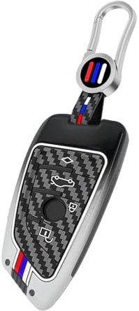 TTCR-II Kompatibel Mit X1 Autoschlüssel Hülle, Zinklegierung Schlüsselhülle Case Per 2/3/5/7er X1 X3 X4 X5 X6 M5 F15 F16 F45 F48 F85 F86 F90 G01 G02 G30 G32, BMW X3 Schlüsselhülle Farbverlauf