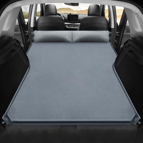 NBVGFGDF Auto Luftmatratze, für VW Caddy Maxi 2015-2023 Zusammenklappbar Dickere Luftbett Camping Air Bett Rücksitz Kofferraum Reisen Luftkissen Auto Matratze,A