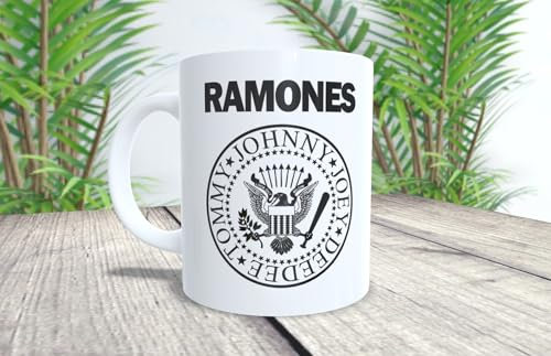 La Huella Taza personalizada Ramones logo. Ideal para todo amante del old school punk, hey, ho, let's go!!!