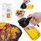 Botella Pulverizadora de Aceite de Cocina 2 en 1 Atomizador de Aceite 470ML Botella de Aceite para Barbacoa, Cocinar, Ensalada, Freidora de Aire, Hornear Aparatos de Alimentación Saludable (BLACK)