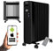 Tronitechnik® Ölradiator TT-OR 311 Elektroheizung Schwarz Öl-Heizung Radiator 3 Heizstufen 11 Rippen Elektrischer Heizkörper Energiesparend Thermostat Überhitzungsschutz Heizgerät