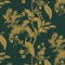 Fiula Papier peint autocollant vert et doré à décoller et à coller - Papier peint autocollant en vinyle - Pour meubles de salon et chambre à coucher - Étanche - 44 cm x 10 m