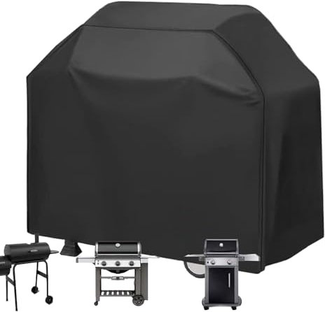 ‌Heavy Duty BBQ Cover For 3-4 Burner g-as Grills Waterproof Outdoor Grill Cover,BBQ Protection Windproof, Dust Protection, Rip-proof & UV Protection With Storage Bag