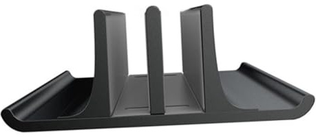 TEHAUX Aluminum Alloy Laptop Vertical Support Stand Cooling Rack Radiator for Heat Dissipation Compatible with Laptops Tablets Smartphones Easy to Install for Home Office Use