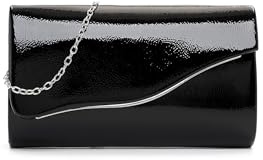 Tamaris Amalia Wave Damen Clutch Synthetik schwarz