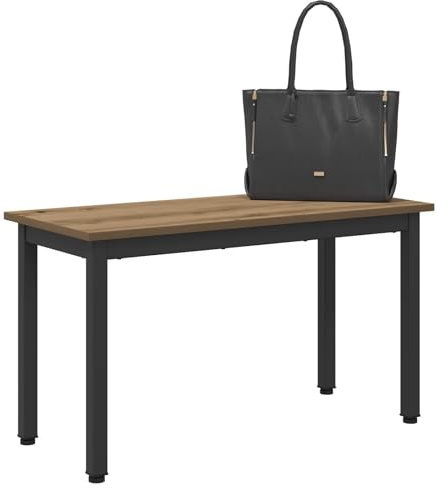 vidaXL Bank Kunsthandwerk Eiche 80 x 35 x 45 cm Holzwerkstoff